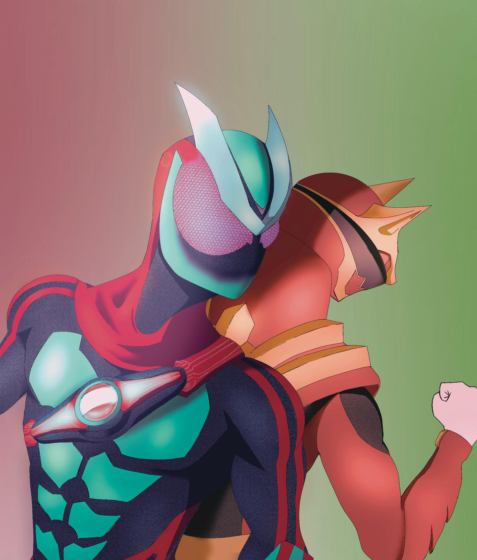 Kamen Rider & GozyuWolf